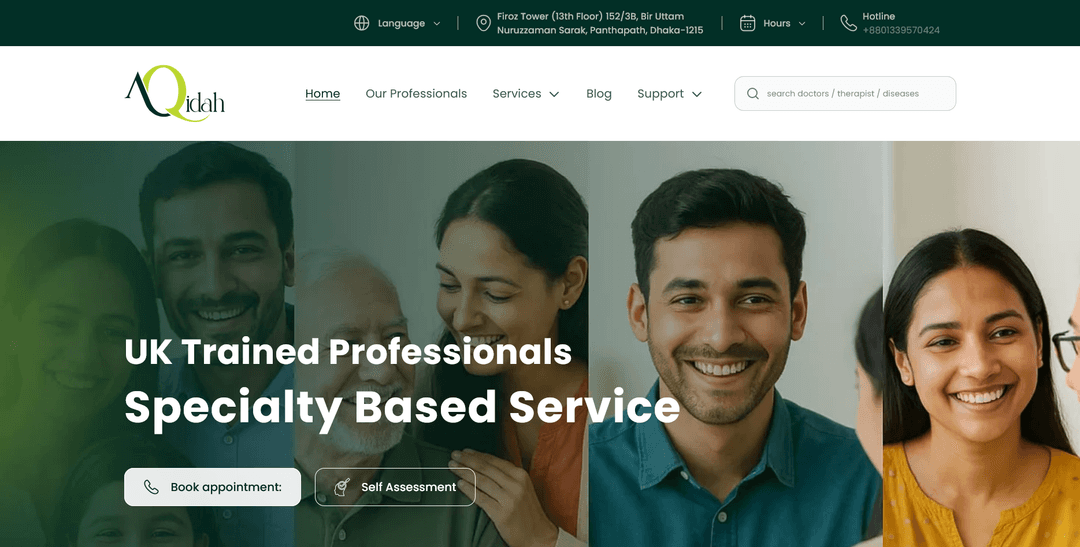 Aqidah – Digital Mental Healthcare Platform