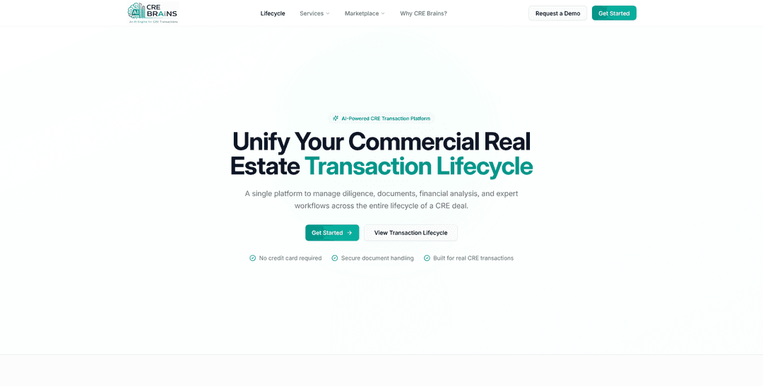 CreBrains – AI-Powered CRE Intelligence Platform